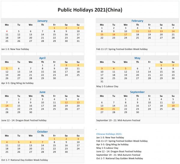 Don’t let Chinese holidays delay your goods! | MatchSourcing: A Result